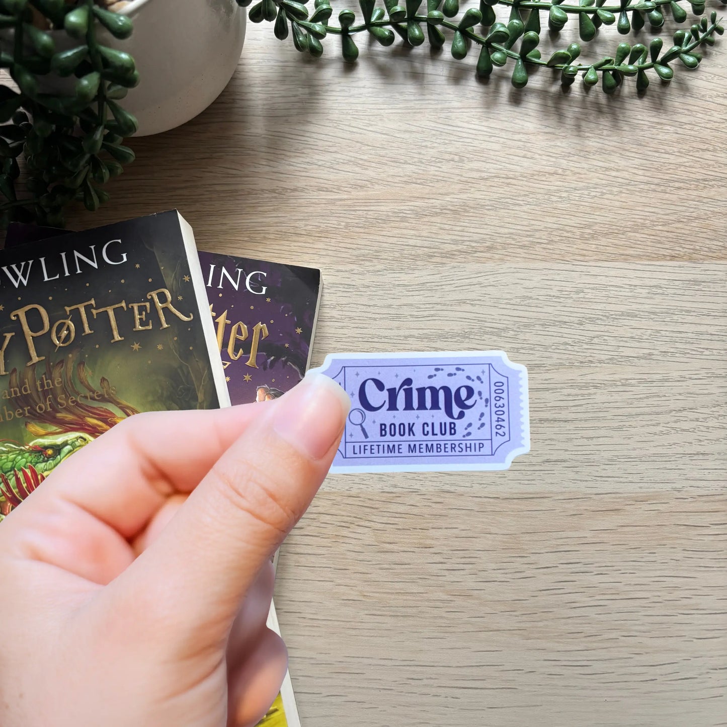 Crime Bookclub Sticker