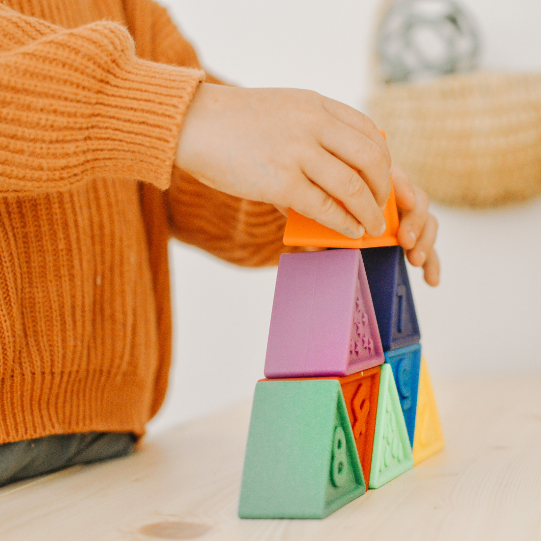 Triblox Building Blocks (Rainbow Pastel)