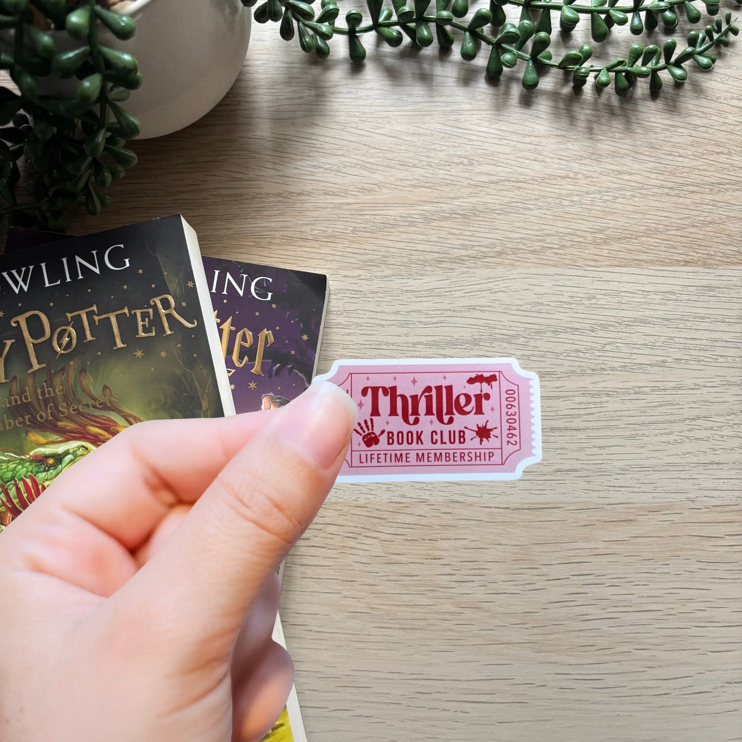 Thriller Bookclub Sticker