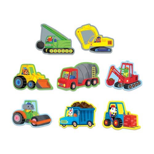 My First Puzzle Set of 8 - Construction Site