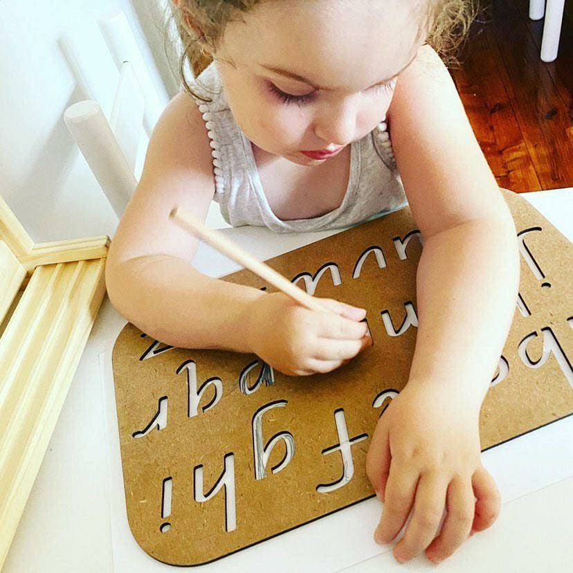 Lowercase Alphabet Stencil
