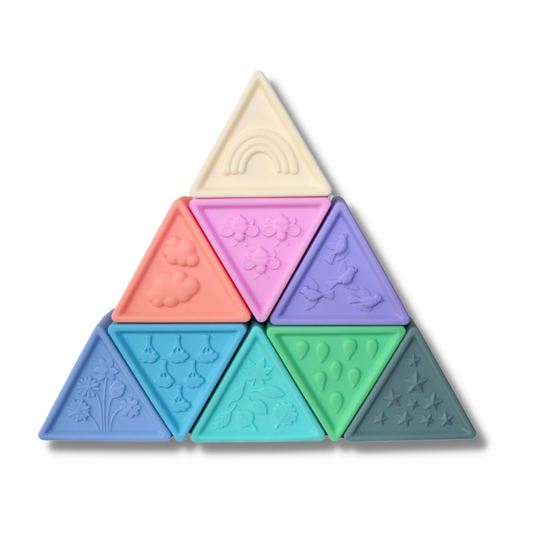 Triblox Building Blocks (Rainbow Pastel)