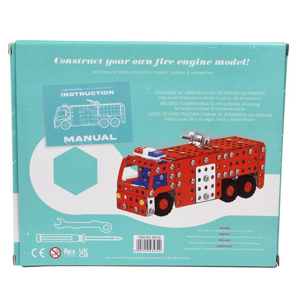 Rex London Construction Set - Fire Engine