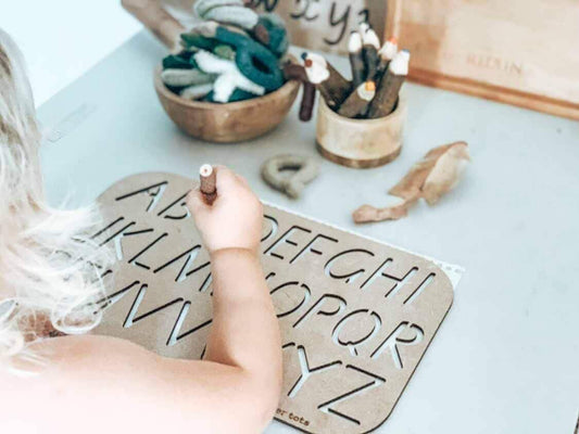 Uppercase Alphabet Stencil