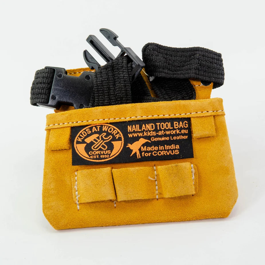 'Kids at Work' Leather Tool Belt