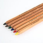 LYRA Colour Giants Unlacquered Pencils - 6 Assorted Colours