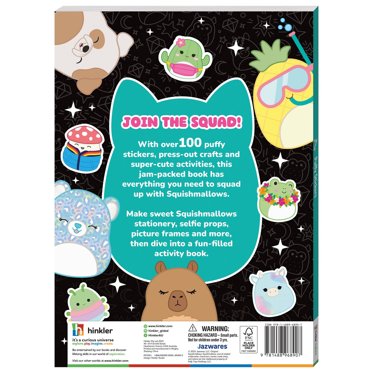 Squishmallows Squishy Stickers