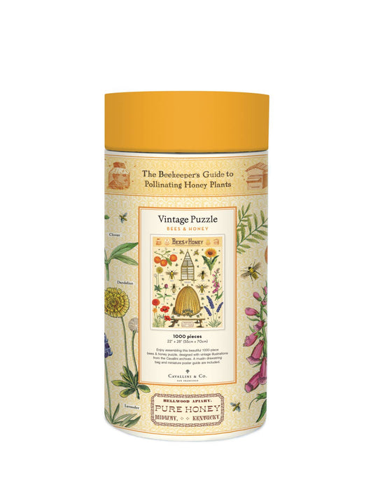 Cavallini - 1000 Pc Puzzle Bees and Honey