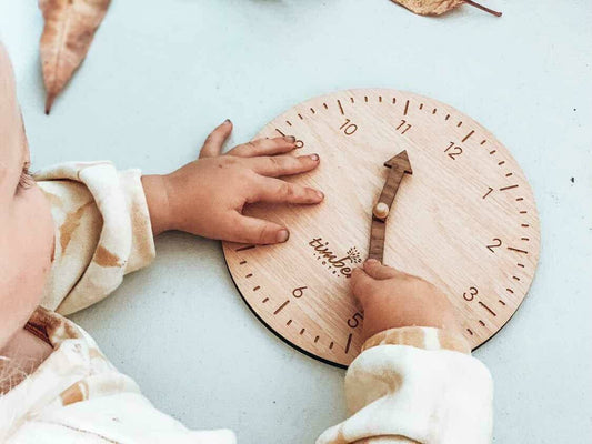 Montessori Timber Learning Clock