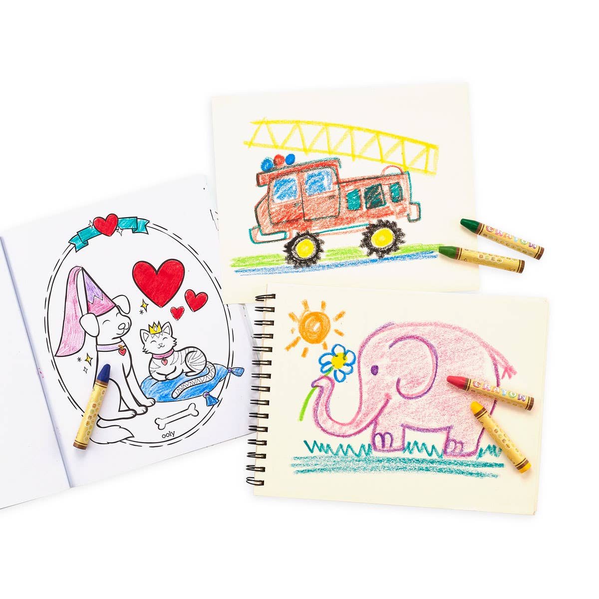 Ooly Crayons - Brilliant Bee Crayons/12