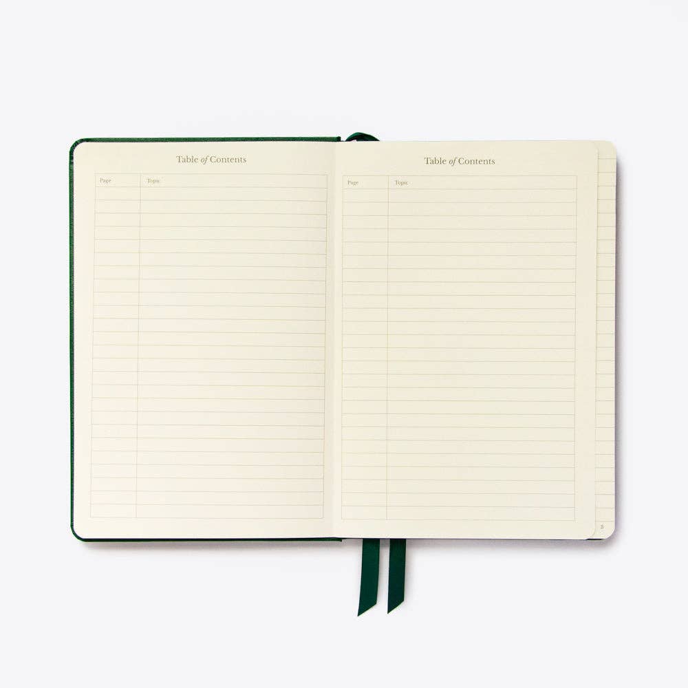 Lined Hardcover Elastic Journal - A5