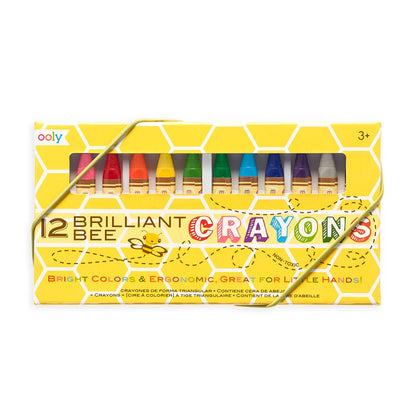 Ooly Crayons - Brilliant Bee Crayons/12