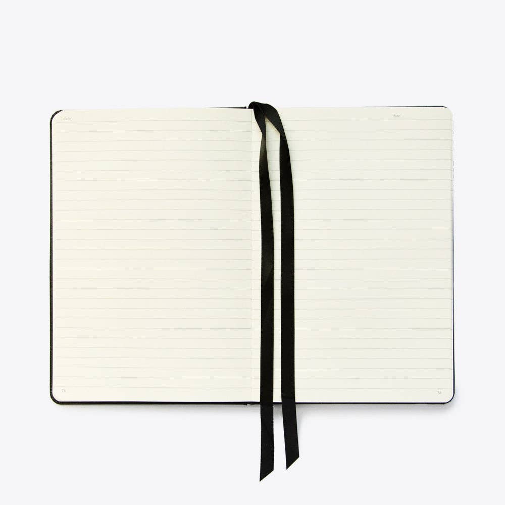 Lined Hardcover Elastic Journal - A5