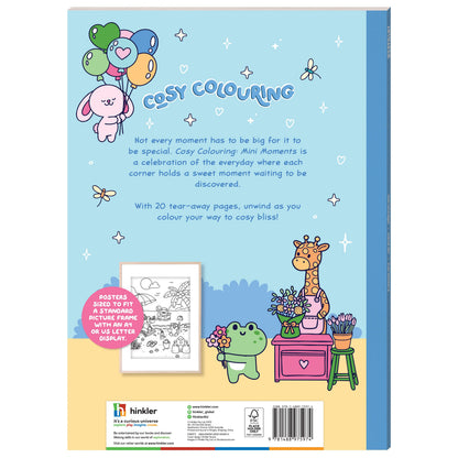 Cosy Colouring Poster Art Mini Moments