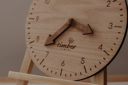 Montessori Timber Learning Clock