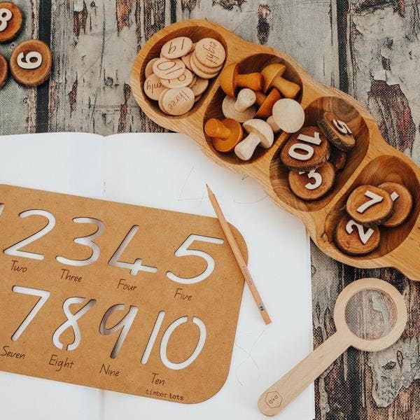 Numbers Stencil