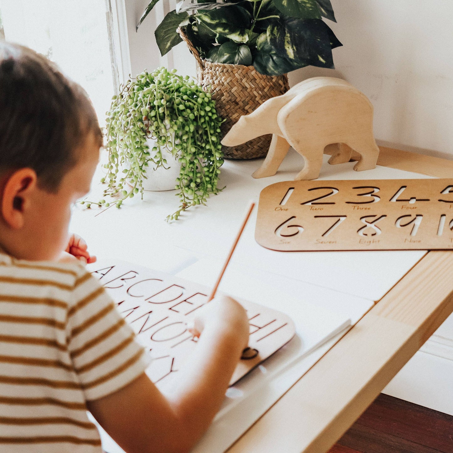 Uppercase Alphabet Stencil