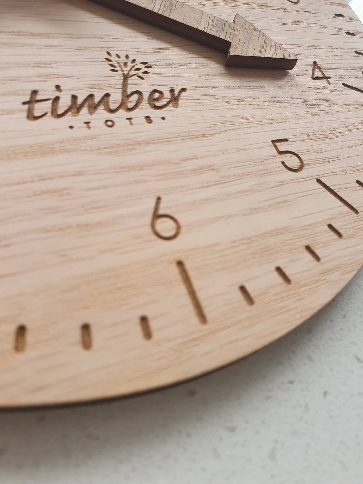 Montessori Timber Learning Clock