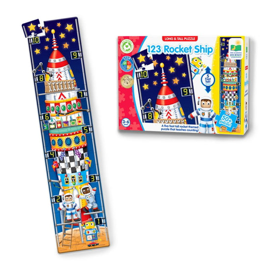 123 Rocket Ship Puzzle