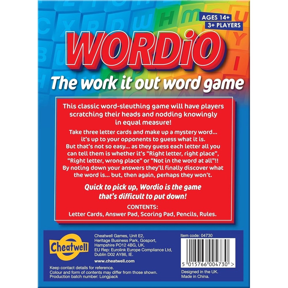 Wordio: Work It Out Word Game