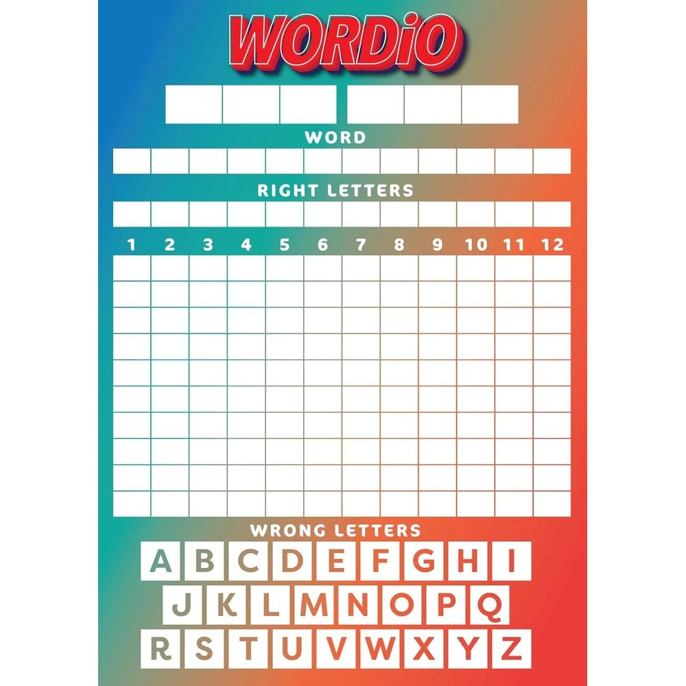 Wordio: Work It Out Word Game