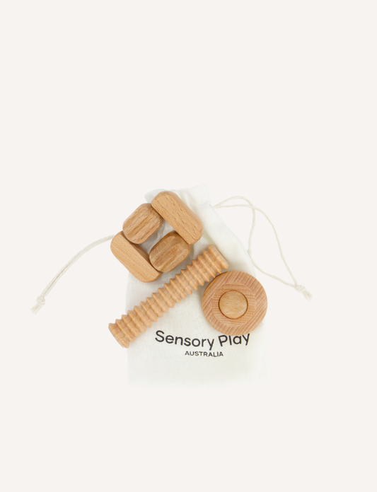 Wooden Fidgets - 3 Pack