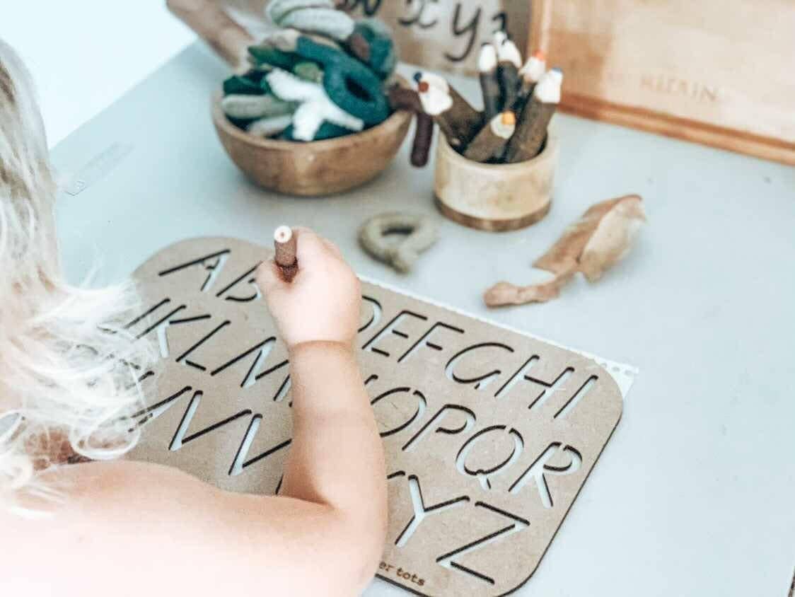 Uppercase Alphabet Stencil