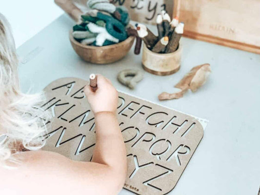 Uppercase Alphabet Stencil