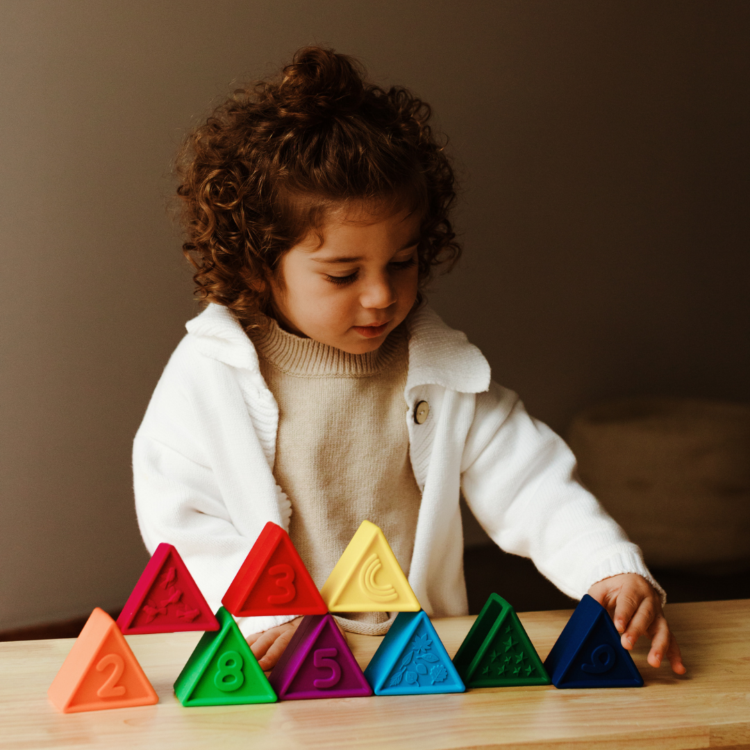 Triblox Building Blocks (Rainbow Pastel)