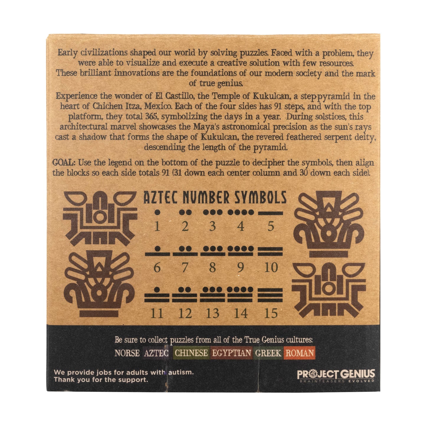 Project Genius - El Castillo Pyramid Puzzle