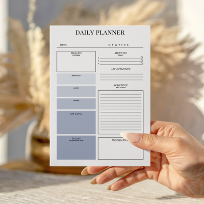 Daily Planner Organisation notepad