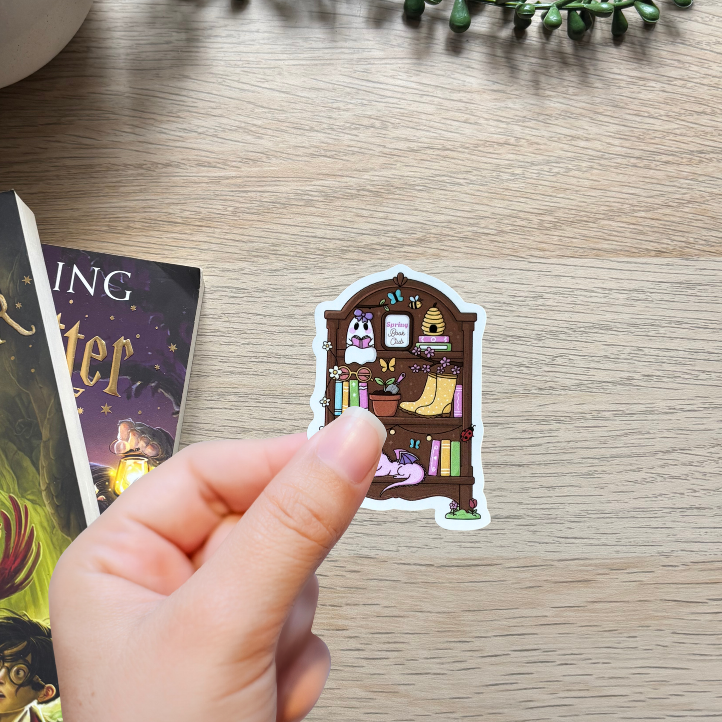 Spring Bookclub Sticker