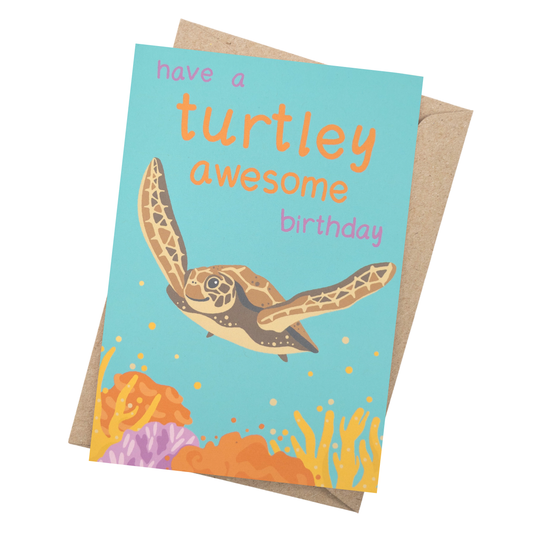 Turtle Birthday Card