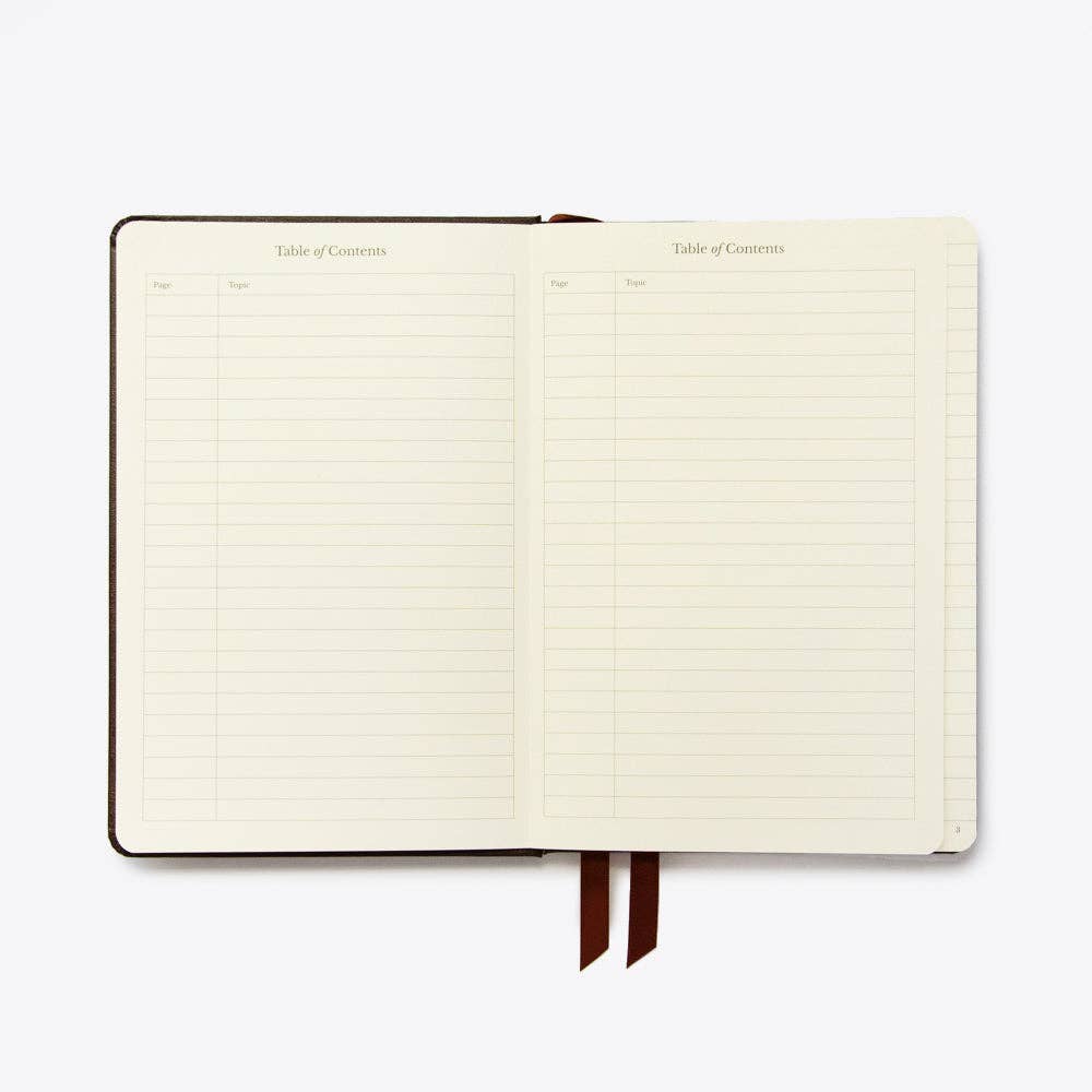 Lined Hardcover Elastic Journal - A5