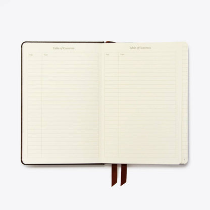 Lined Hardcover Elastic Journal - A5