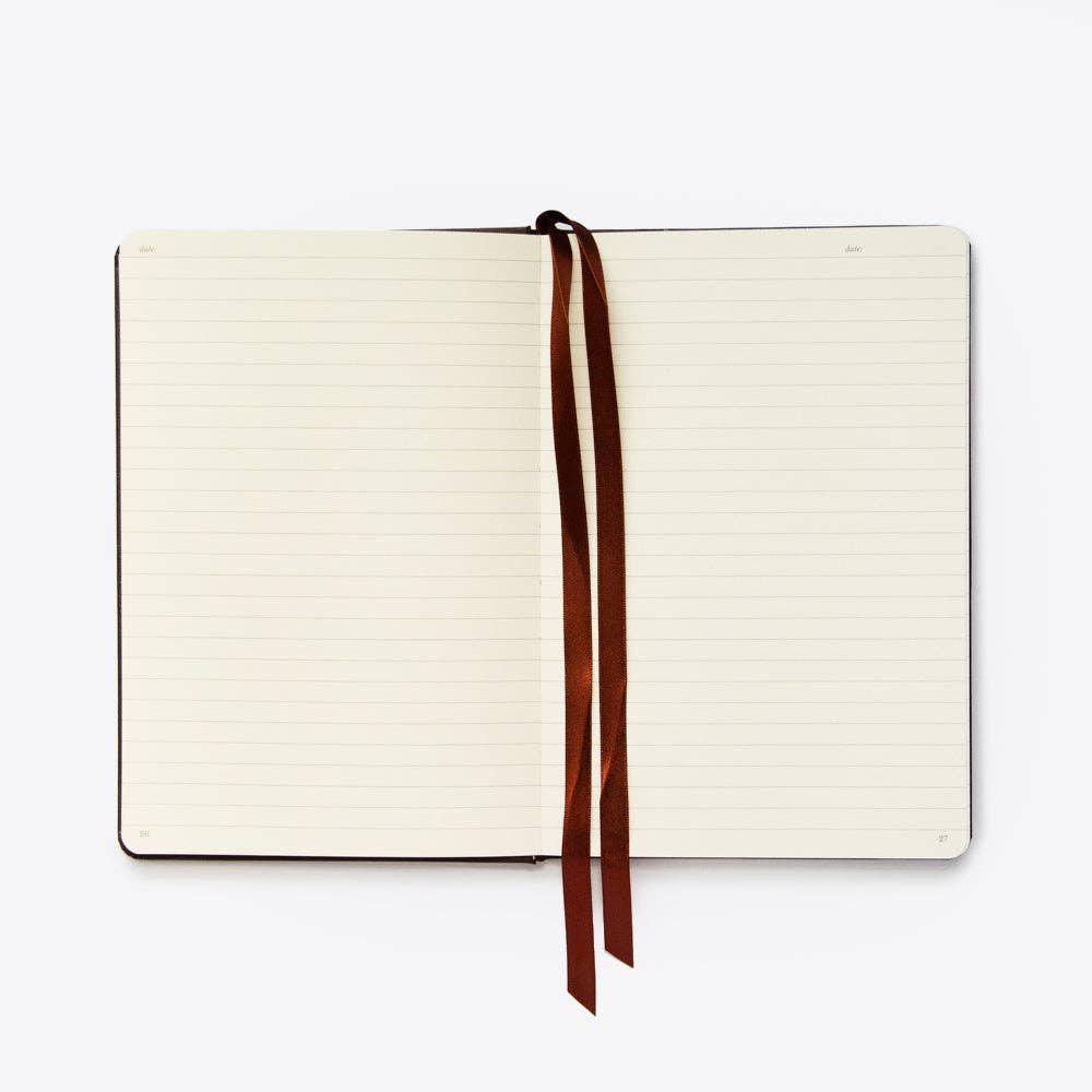Lined Hardcover Elastic Journal - A5