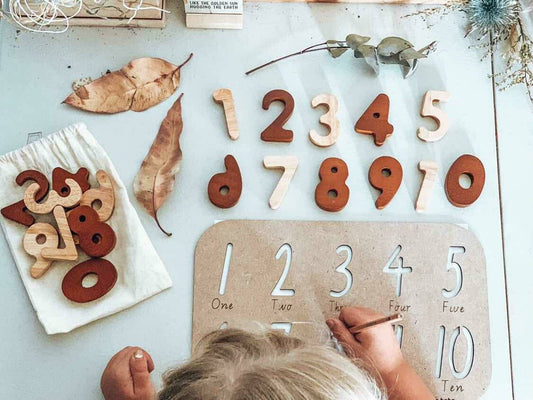 Numbers Stencil