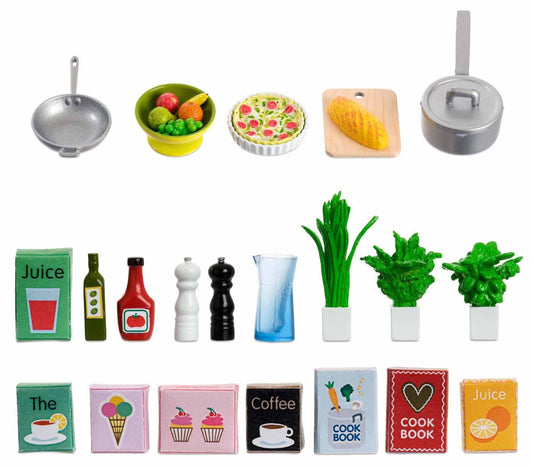 Lundby Doll House Accessories - Smaland Kitchen Accessories