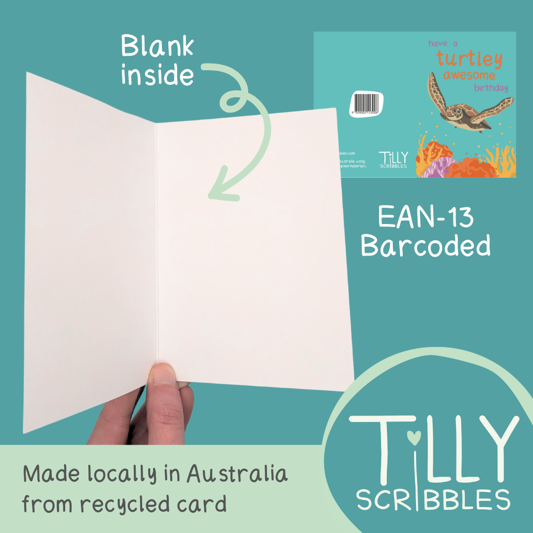 Turtle Birthday Card
