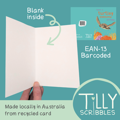 Turtle Birthday Card