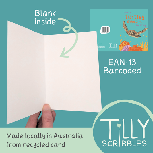 Turtle Birthday Card
