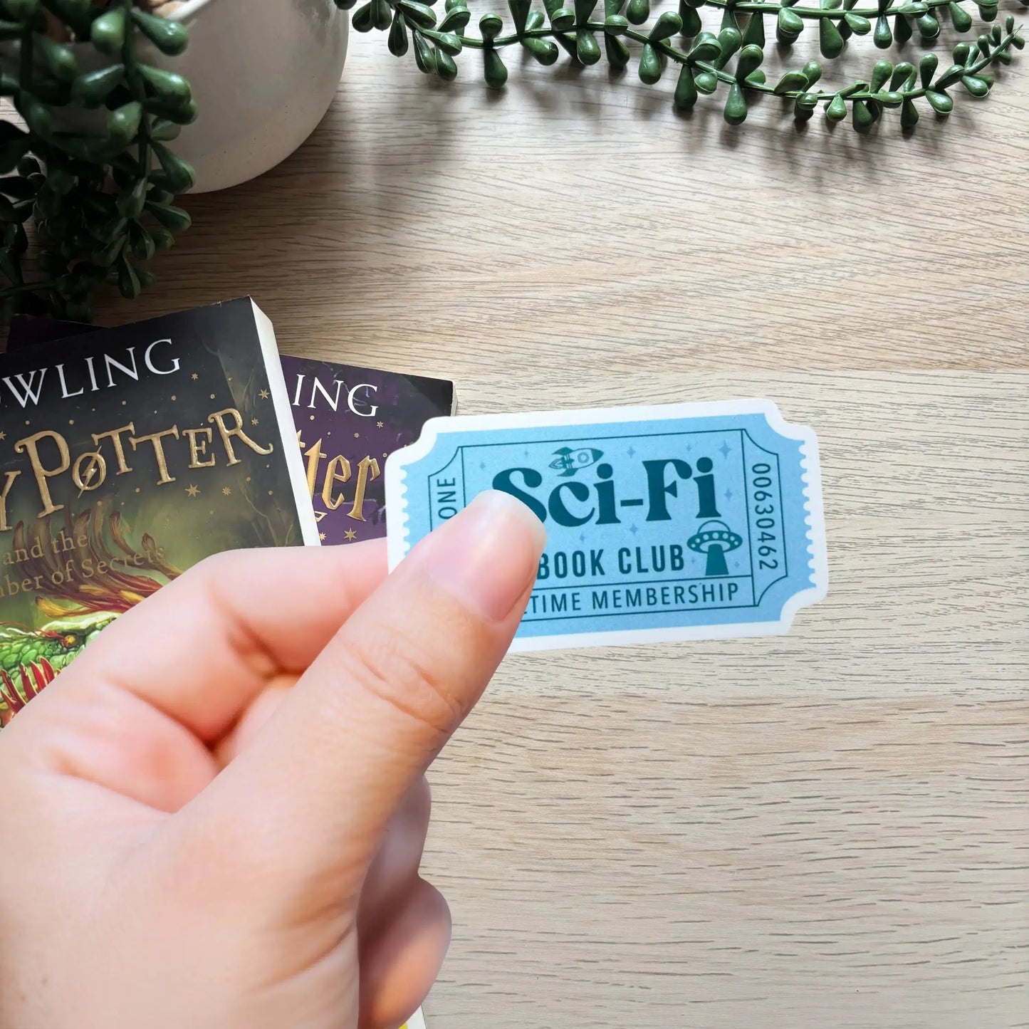 Sci fi Bookclub Sticker