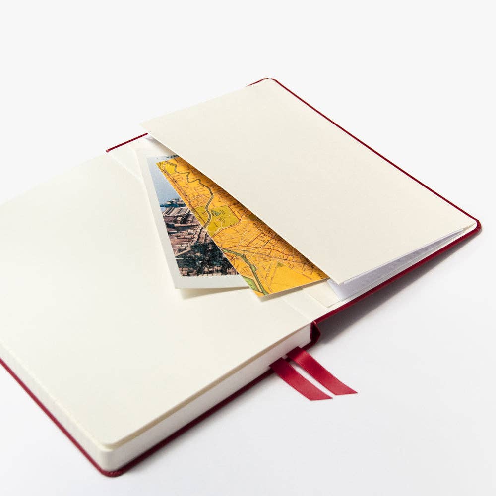 Lined Hardcover Elastic Journal - A5
