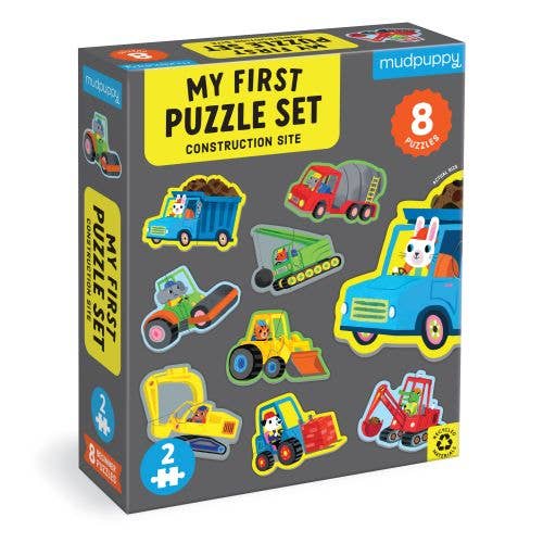 My First Puzzle Set of 8 - Construction Site