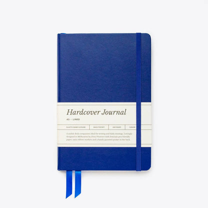 Lined Hardcover Elastic Journal - A5