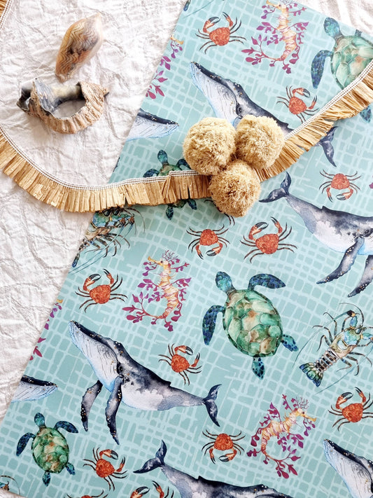 Wrapping Paper / Sea Life (New Size)