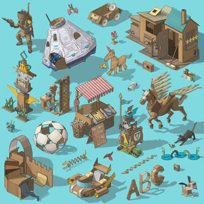 Discover Kit | Makedo Cardboard Construction for 2-5 Makers