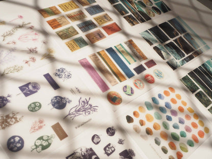 Garden Flowers - Rub-on/ Transfer stickers 033