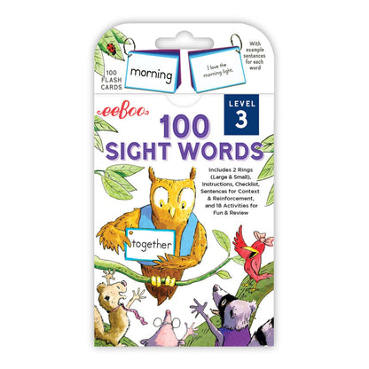 100 Sight Words Flash Cards - Level 3