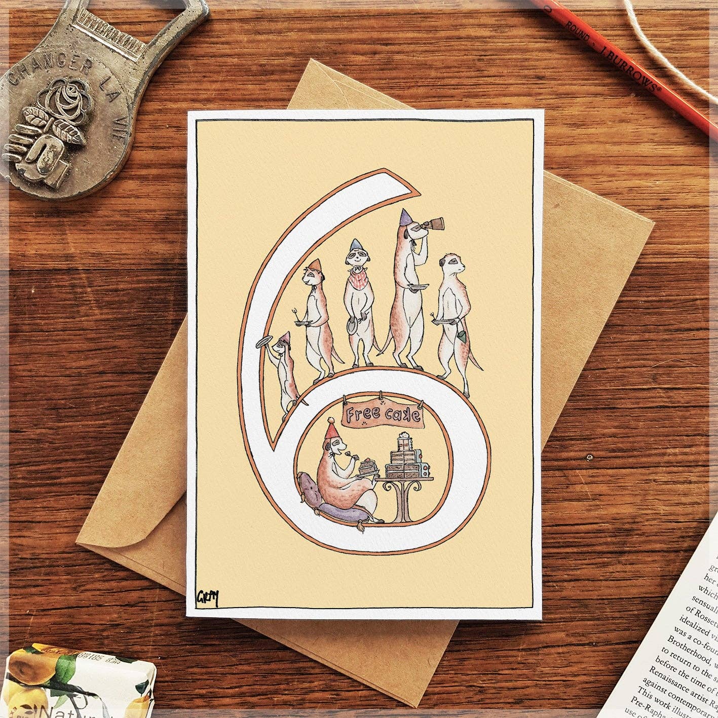 6th Birthday - Greeting Card